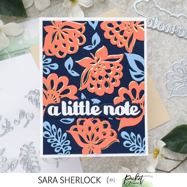 Layering Flora: Fantasy Floweret Dies - Picket Fence Studios