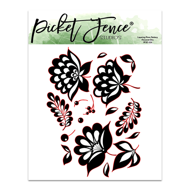 Layering Flora: Fantasy Floweret Dies - Picket Fence Studios