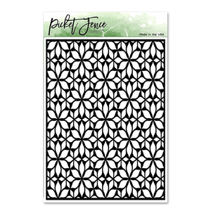 Lots of Blossoms 6x8 Stencil - Picket Fence Studios