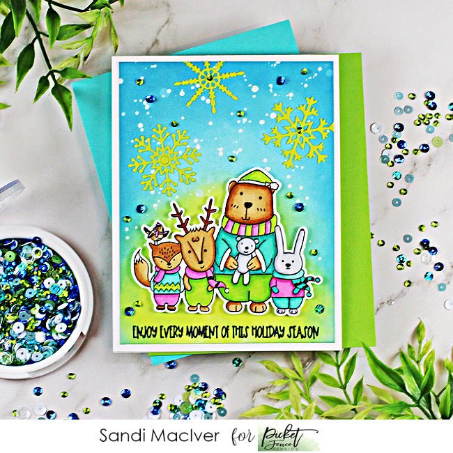 Lots of Christmas Cheer Coordinating Die - Picket Fence Studios