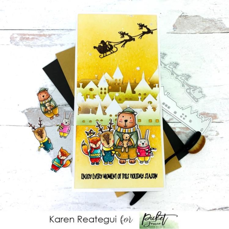 Lots of Christmas Cheer Coordinating Die - Picket Fence Studios