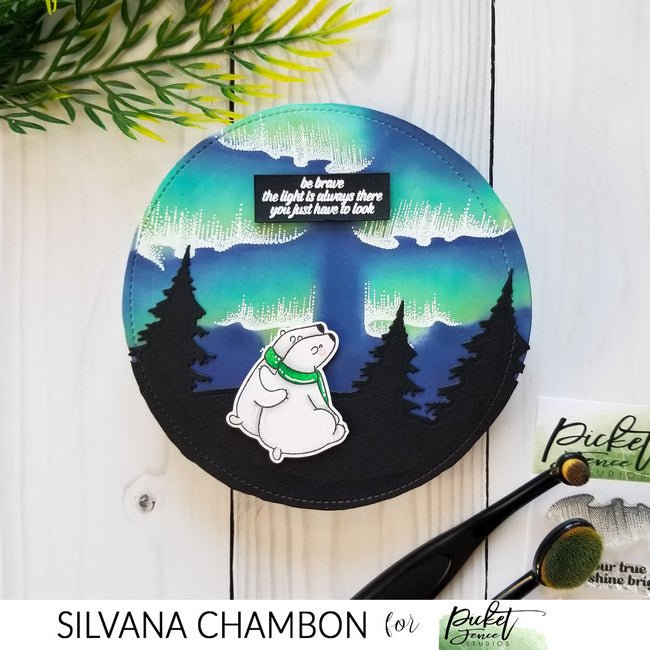 Matching Misshapen Stitched Circle Dies - Picket Fence Studios