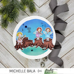 Matching Misshapen Stitched Circle Dies - Picket Fence Studios