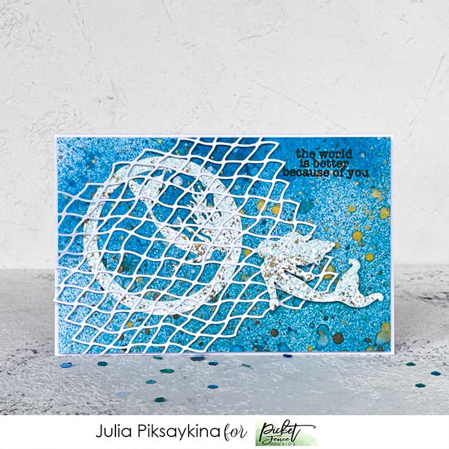 Mermaid - Slim Line Die Cutting Insert - Picket Fence Studios