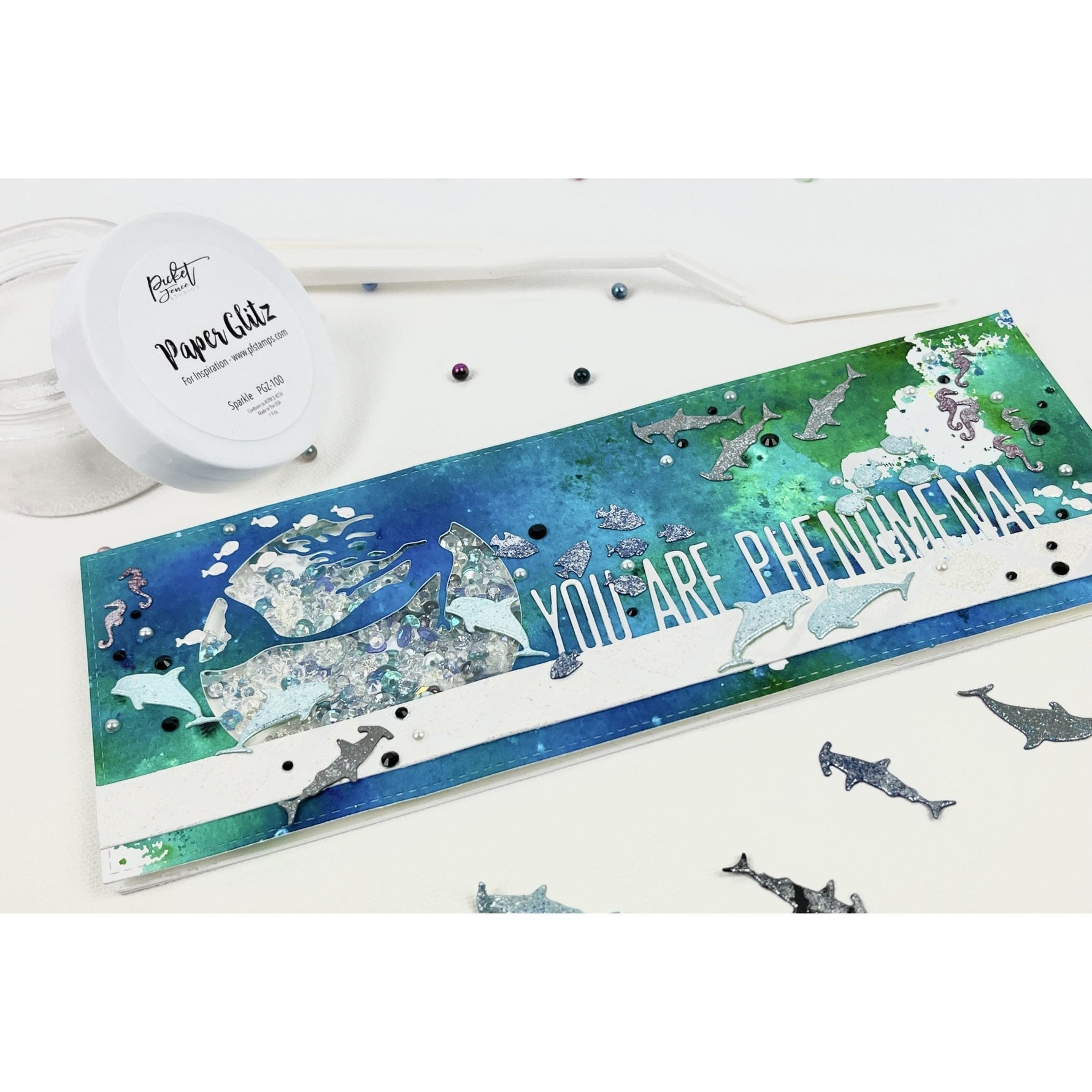 Mermaid - Slim Line Die Cutting Insert - Picket Fence Studios