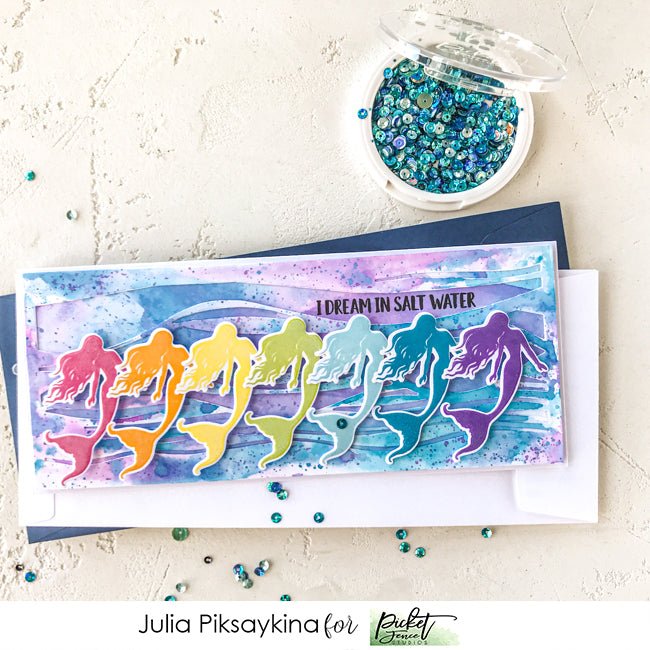 Mermaids of the Sea Coordinating Die - Picket Fence Studios