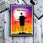 Mini Haunted Blending Stencil - Picket Fence Studios