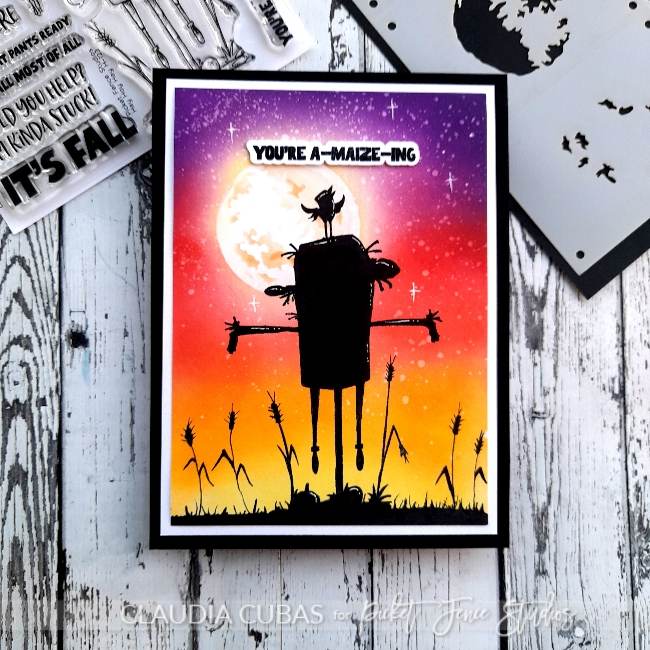 Mini Haunted Blending Stencil - Picket Fence Studios