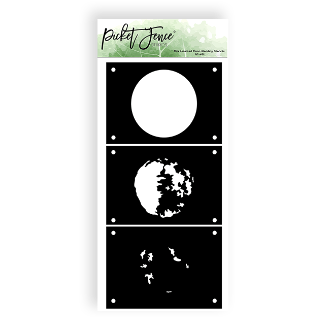 Mini Haunted Blending Stencil - Picket Fence Studios