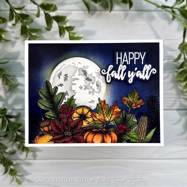 Mini Haunted Blending Stencil - Picket Fence Studios