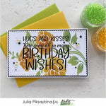 Mini Slim Line Stitched and Scalloped Rectangles Die Cutting System - Picket Fence Studios