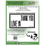 Mini Slim Line Stitched and Scalloped Rectangles Die Cutting System - Picket Fence Studios