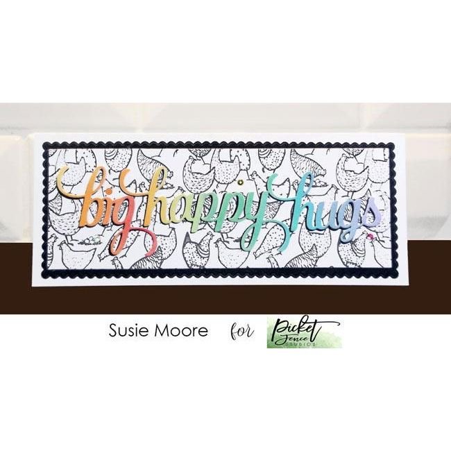 More Hot Chicks Seamless Stamp - Picket Fence Studios
