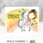My Pet Unicorn Dear Coordinating Die - Picket Fence Studios
