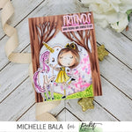 My Pet Unicorn Dear Coordinating Die - Picket Fence Studios