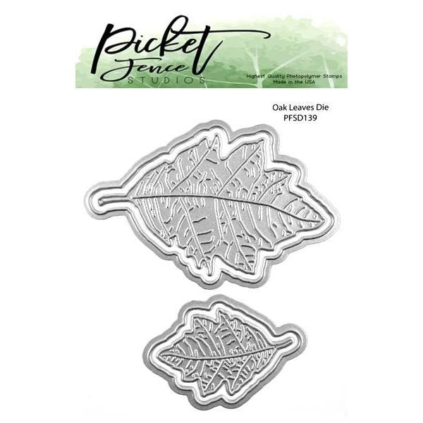 Oak Leaves Die - Picket Fence Studios