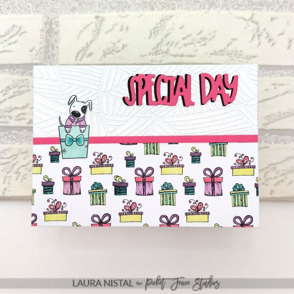 On This Special Day Word Die - Picket Fence Studios