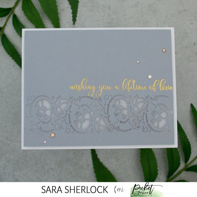 Opulent Negative Strip Die - Picket Fence Studios