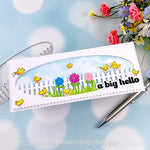 Oval Fence Slim Line Die Cutting System Insert - Picket Fence Studios