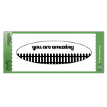 Oval Fence Slim Line Die Cutting System Insert - Picket Fence Studios