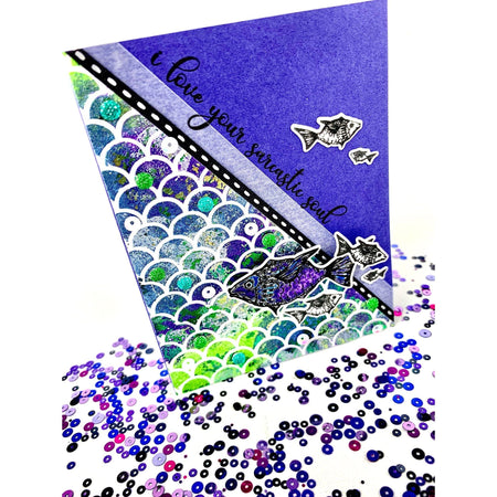 Paper Glaze - Agapanthus Purple - Picket Fence Studios