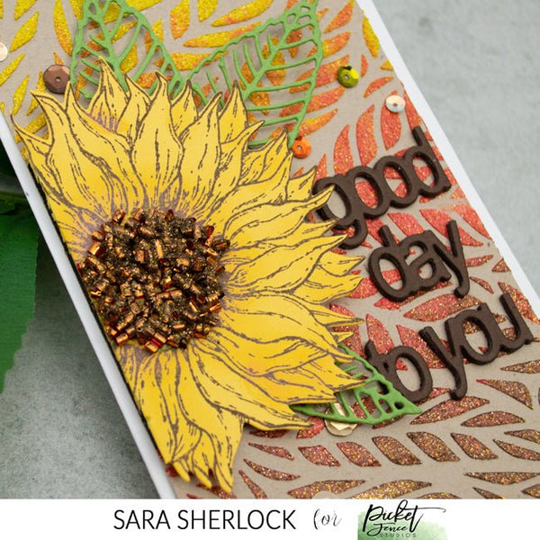 Paper Glaze Luxe - Aztec Sunflowers - Picket Fence Studios