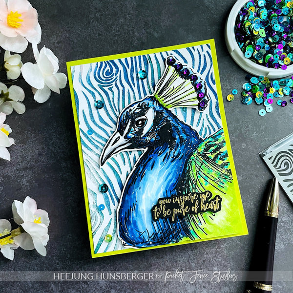 Paper Glaze Velvet - Sapphire Macaw - Picket Fence Studios