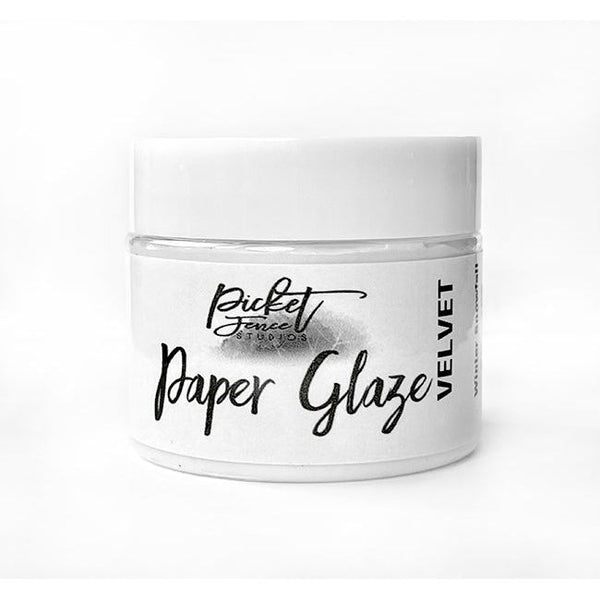 Paper Glaze Velvet - Winter Snowfall - Picket Fence Studios