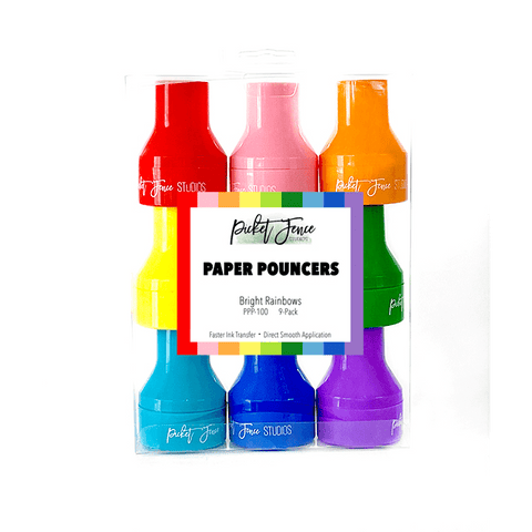 Paper Pouncers - Bright Rainbow - Picket Fence Studios