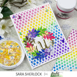 Petals 6x8 Stencil - Picket Fence Studios