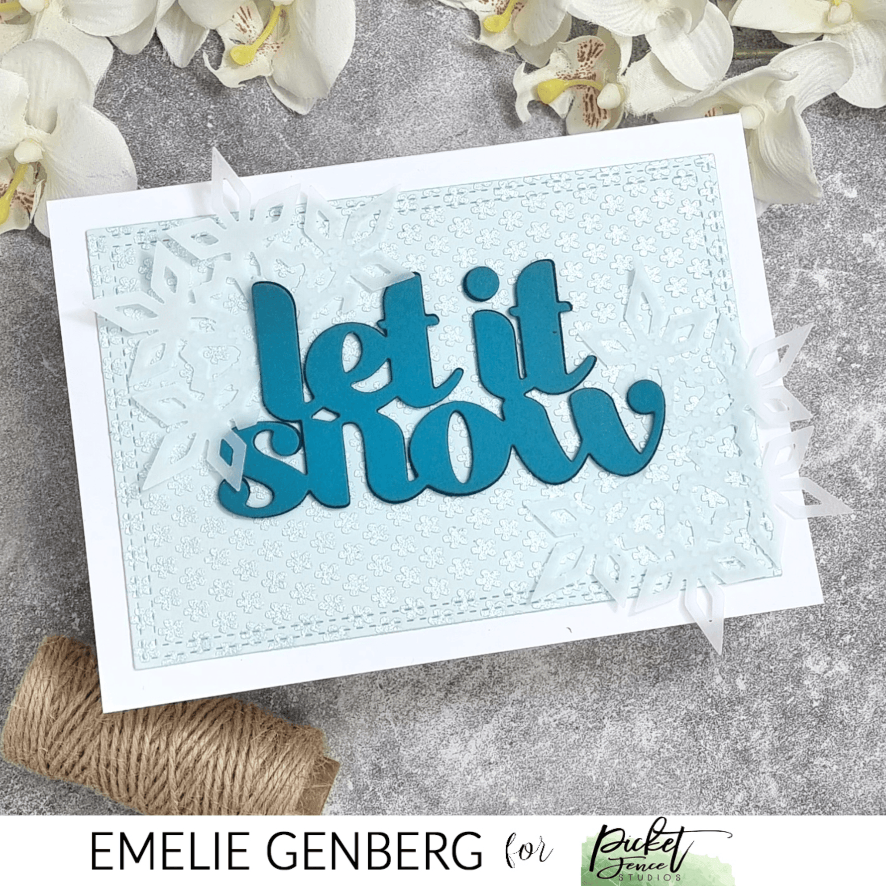 Petals 6x8 Stencil - Picket Fence Studios