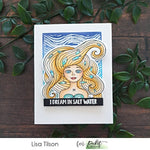 Pisces Girl Coordinating Die - Picket Fence Studios