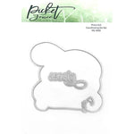 Pisces Girl Coordinating Die - Picket Fence Studios