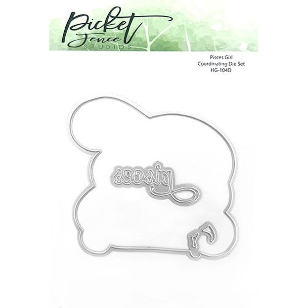 Pisces Girl Coordinating Die - Picket Fence Studios
