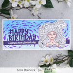 Pisces Girl Coordinating Die - Picket Fence Studios