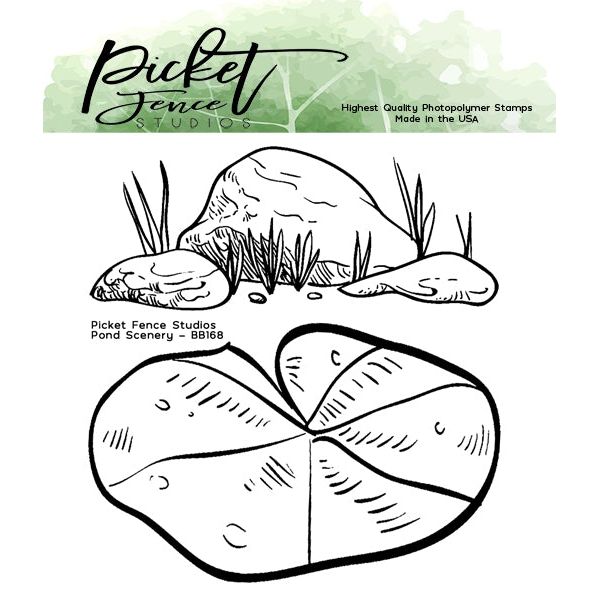 Pond Scenery Coordinating Die - Picket Fence Studios