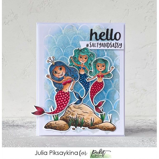 Pond Scenery Coordinating Die - Picket Fence Studios