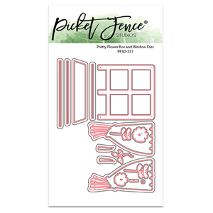 Pretty Flower Box and Window Dies - Picket Fence Studios