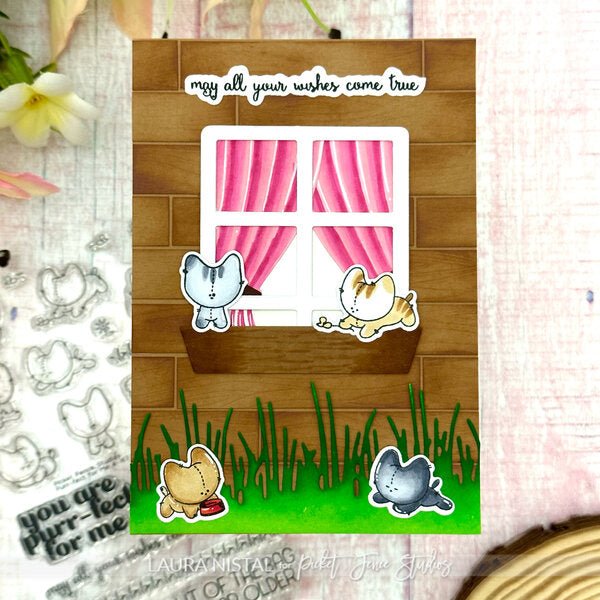 Purr-fect for Me Coordinating Die - Picket Fence Studios