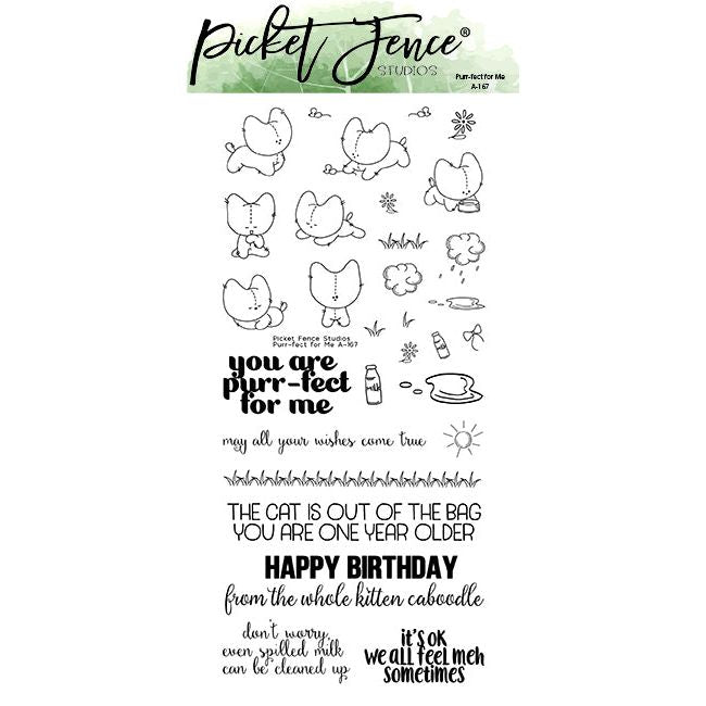 Purr-fect for Me Coordinating Die - Picket Fence Studios