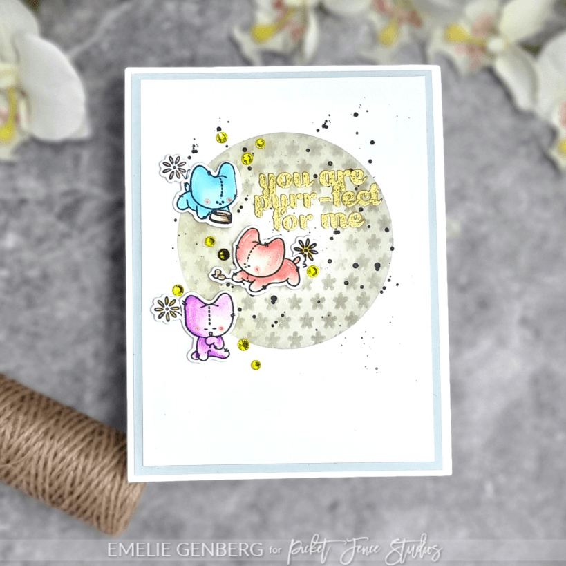 Purr-fect for Me Coordinating Die - Picket Fence Studios