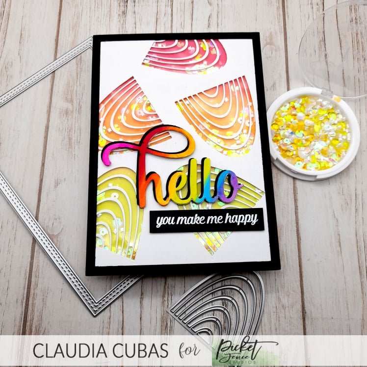 Rainbow Slim Line Die Cutting System Insert - Picket Fence Studios