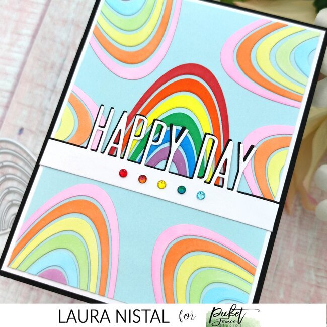 Rainbow Slim Line Die Cutting System Insert - Picket Fence Studios