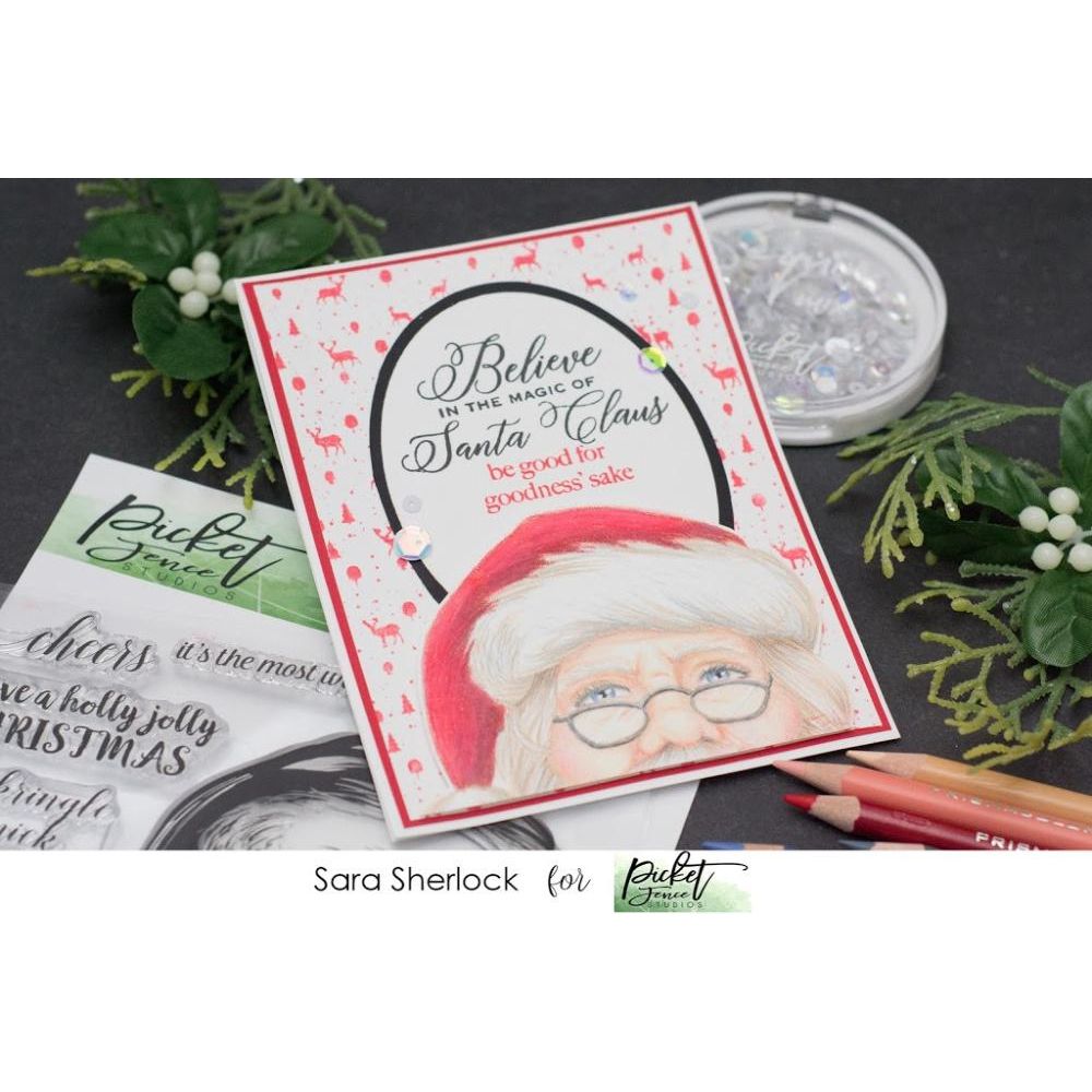 Reindeer Games 4x4 Seamless Satmp - Picket Fence Studios