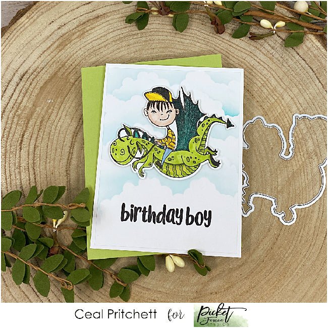 Ride With Me Dear with FREE Coordinating Die - Picket Fence Studios