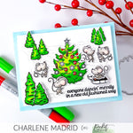 Rockin' around the Christmas Tree Coordinating Die - Picket Fence Studios