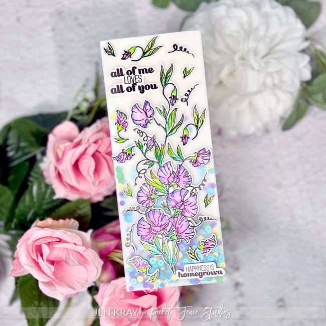 Royal Sweetpeas - Picket Fence Studios