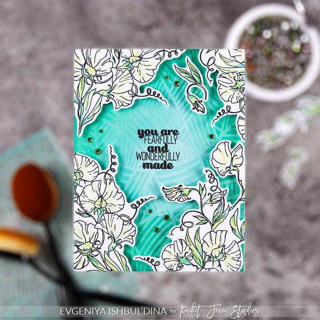 Royal Sweetpeas - Picket Fence Studios