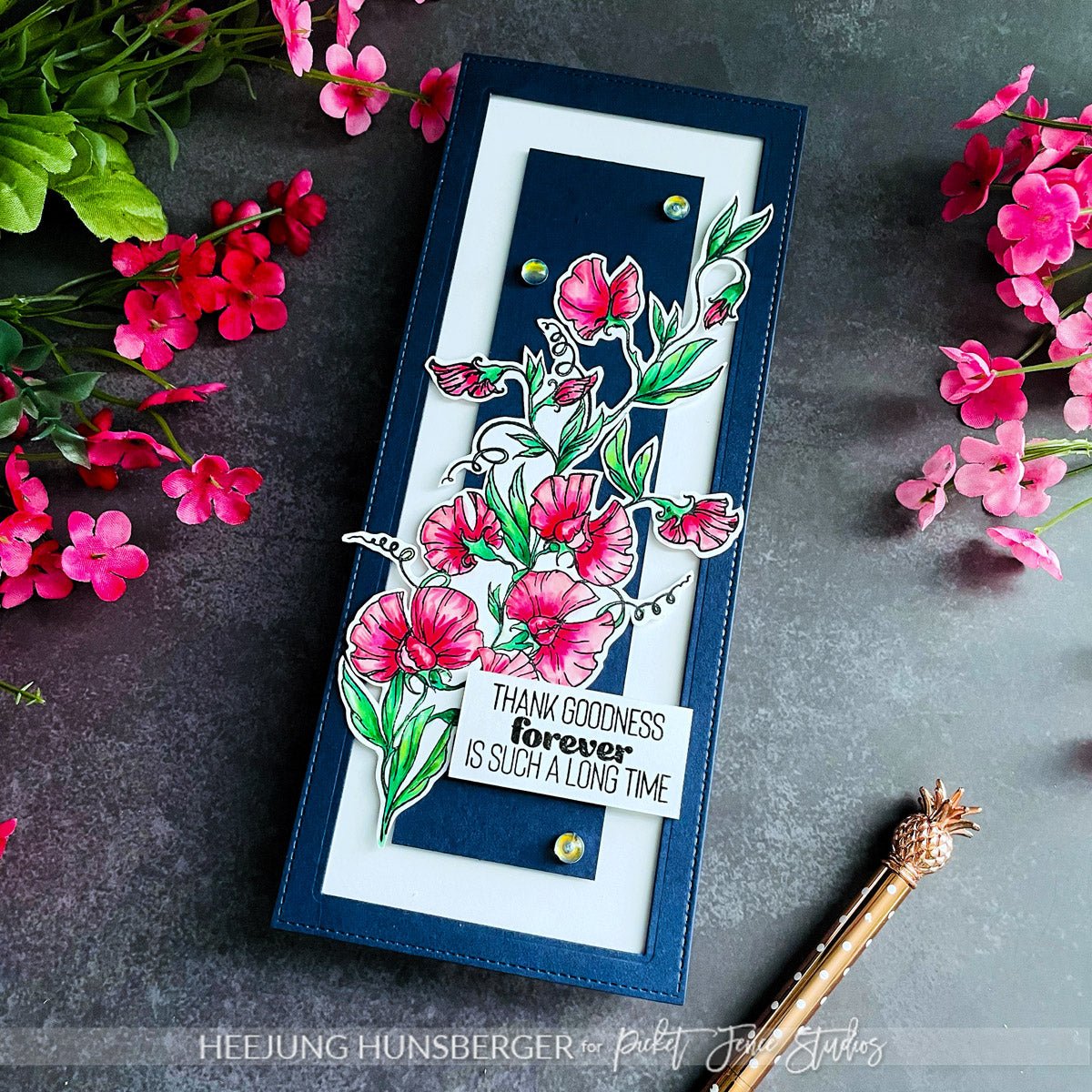 Royal Sweetpeas - Picket Fence Studios