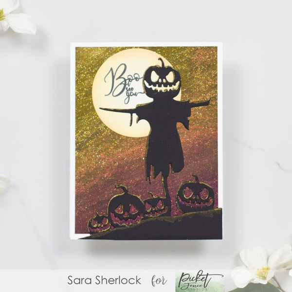 Scarecrow Cover Plate Die - Picket Fence Studios